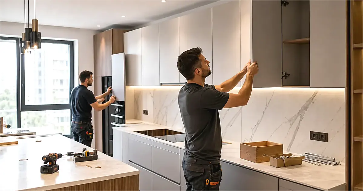 İzmir Konak Faikpasa Mutfak Tadilatı